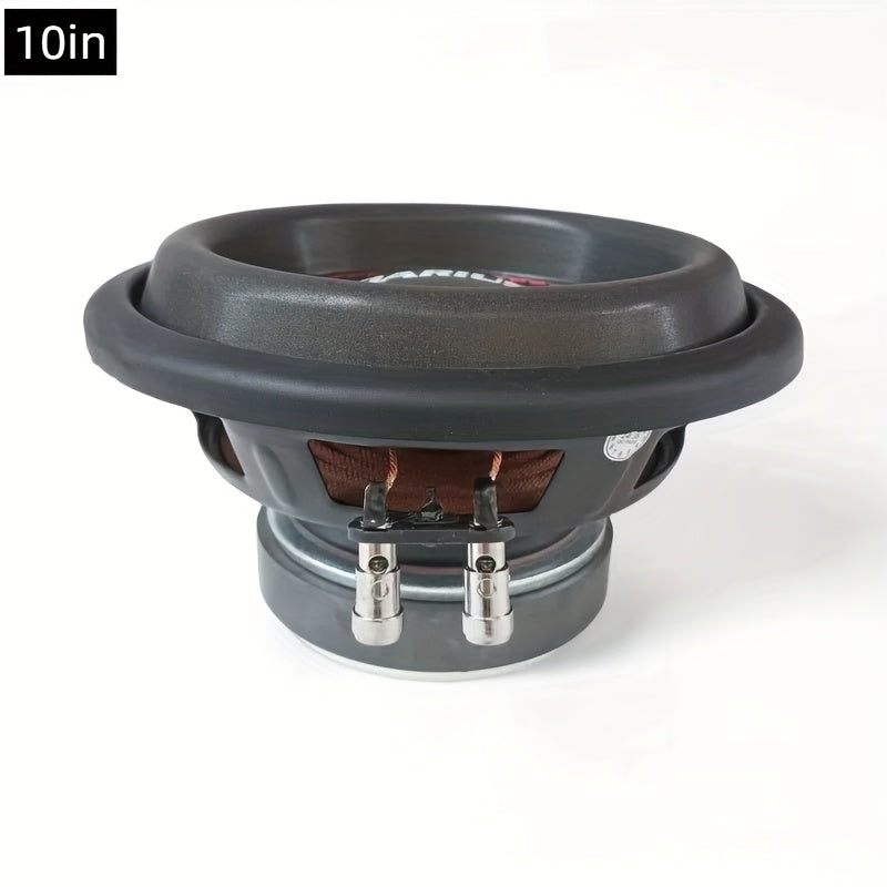 8"/10"/12" High-Power Car Subwoofer - Single or Dual Coil Design, Cannoneer Edge, 500W RMS Power Handling, Black Mesh Grille Cover, Perfect for Car Audio Upgrades & Heavy Bass, Bass Speaker Replacement | Mesh Grille Speaker |