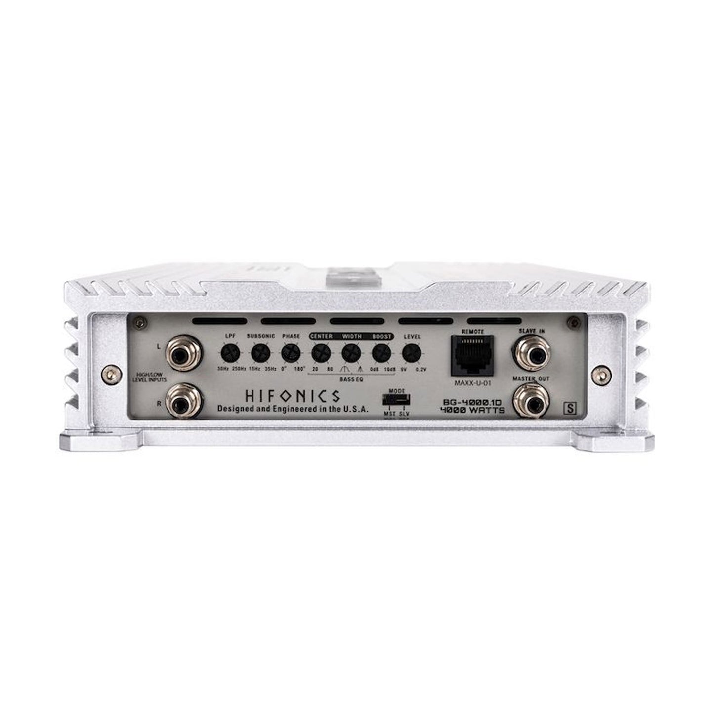 Hifonics Brutus Gamma Monoblock Super D Class Car Audio Sound System Subwoofer Speaker Amp Amplifier with Bass Knob
