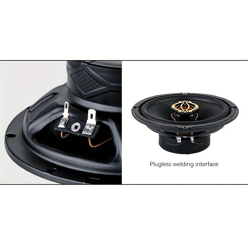 a pair 4-inch/5-inch/6.5-inch car high-mid-bass integrated car speaker - 600W/800W/1000W, 4 ohms, suitable for car audio modification