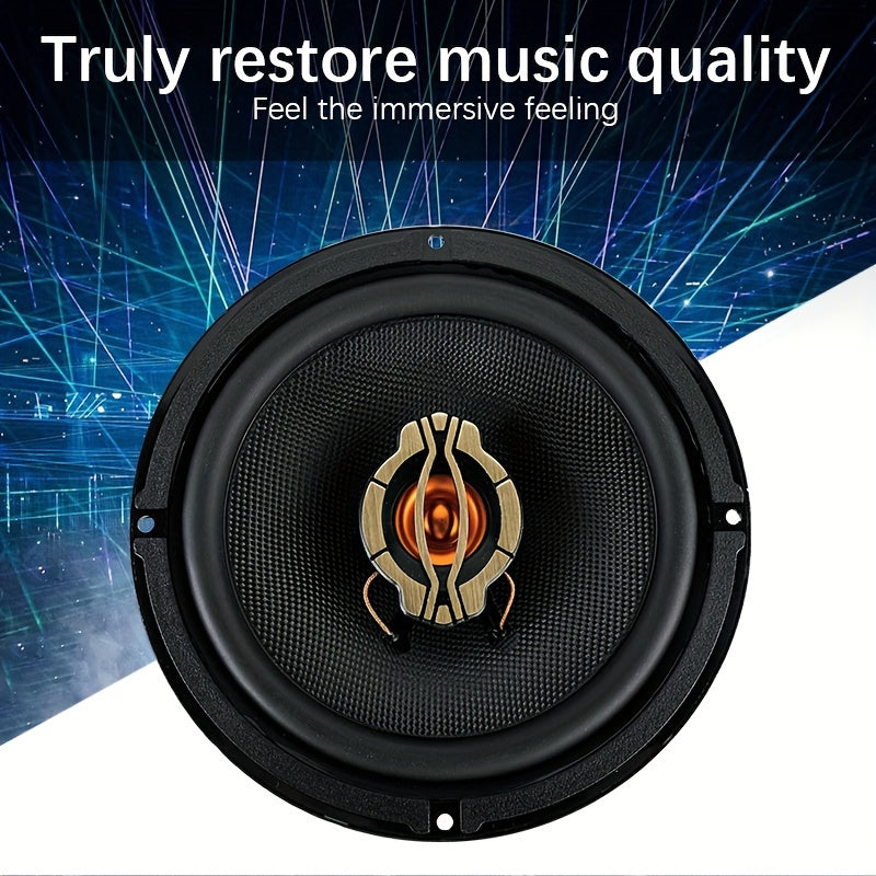 a pair 4-inch/5-inch/6.5-inch car high-mid-bass integrated car speaker - 600W/800W/1000W, 4 ohms, suitable for car audio modification