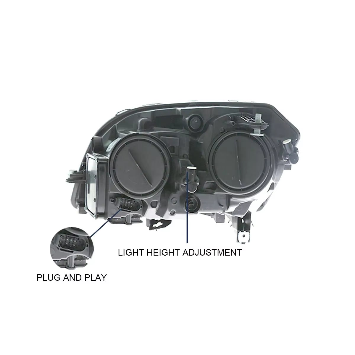 Car for Benz GLK X204 Headlights 2013-2015 Upgrade Modified to New DRL Dynamic Turn Signal LED Headlight Auto Accessories