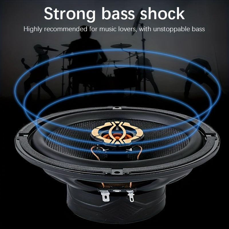 a pair 4-inch/5-inch/6.5-inch car high-mid-bass integrated car speaker - 600W/800W/1000W, 4 ohms, suitable for car audio modification