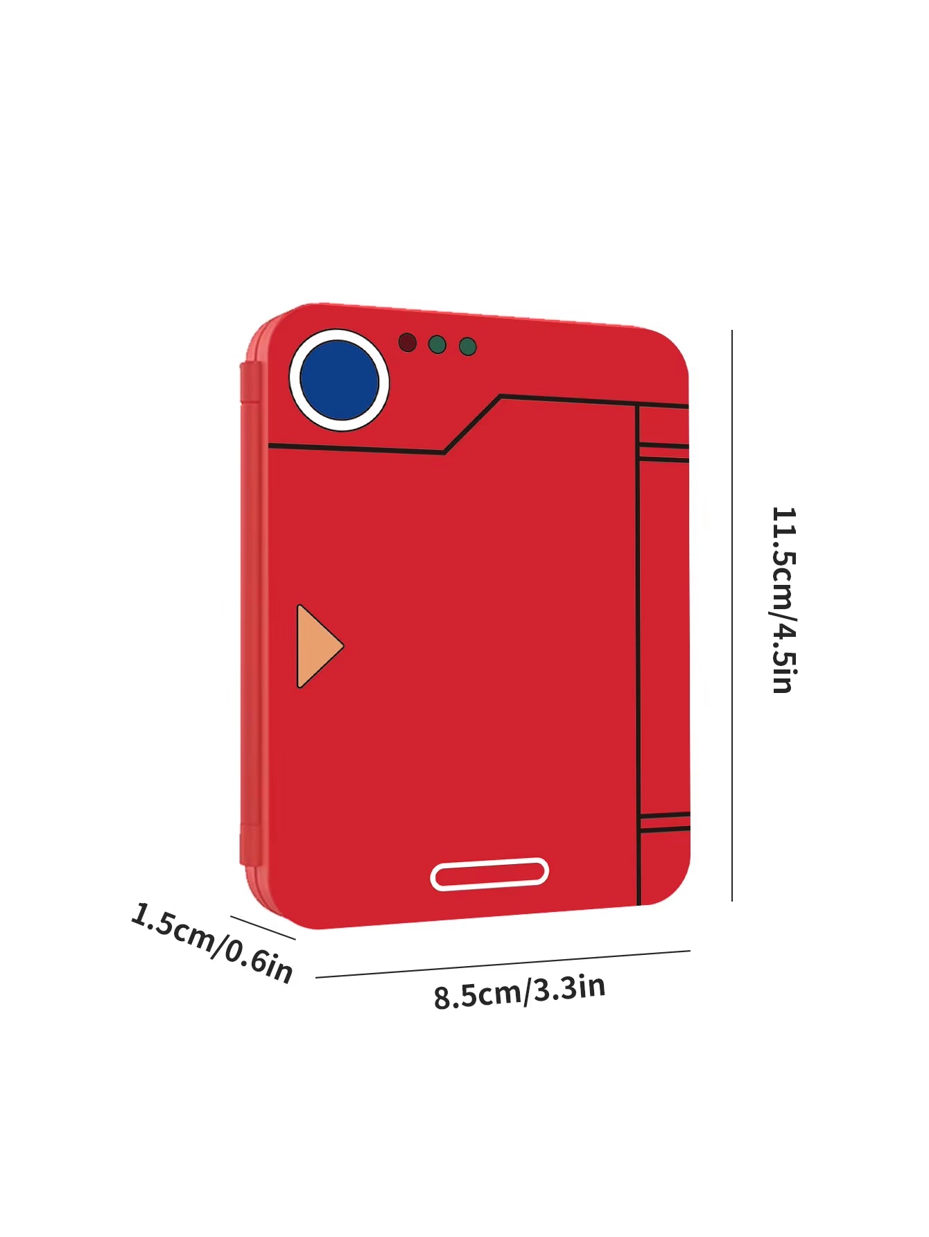 Suitable for Switch Game Card Magnetic Absorption Cassette Reader 16 in 1 Red