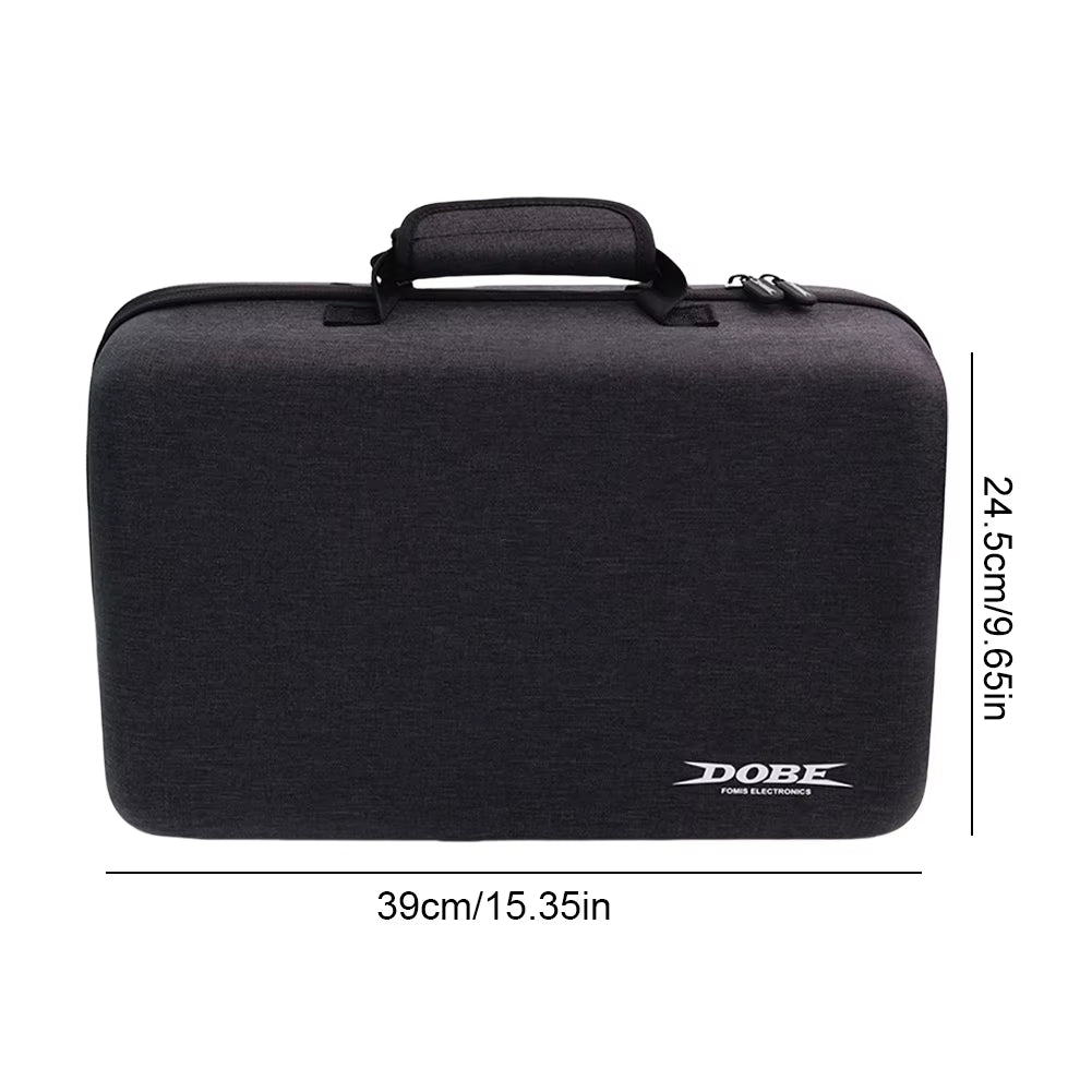 Hard Carrying Case for PS5 Slim Organizer Protective Case Large Capacity Storage Bag for Playstation 5 Slim Disc/Digital Edition