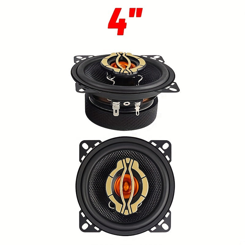 a pair 4-inch/5-inch/6.5-inch car high-mid-bass integrated car speaker - 600W/800W/1000W, 4 ohms, suitable for car audio modification
