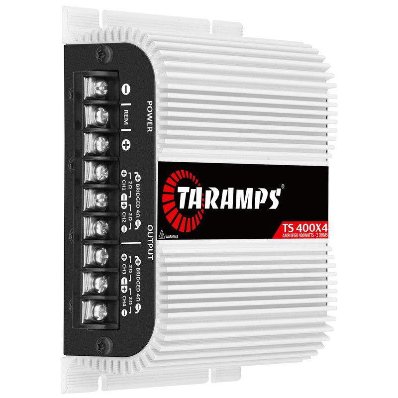 TS400X4 400W RMS 4 Channel Amplifier Ultra Compact Class D 2 Ohm Stable for Car Audio Systems Ships from USA