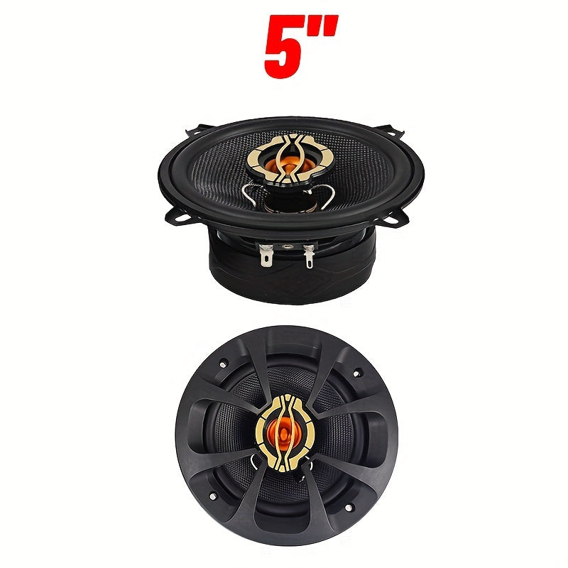 a pair 4-inch/5-inch/6.5-inch car high-mid-bass integrated car speaker - 600W/800W/1000W, 4 ohms, suitable for car audio modification