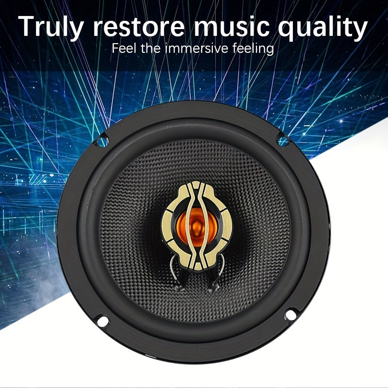 a pair 4-inch/5-inch/6.5-inch car high-mid-bass integrated car speaker - 600W/800W/1000W, 4 ohms, suitable for car audio modification