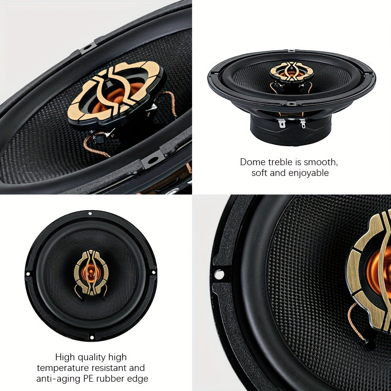 a pair 4-inch/5-inch/6.5-inch car high-mid-bass integrated car speaker - 600W/800W/1000W, 4 ohms, suitable for car audio modification
