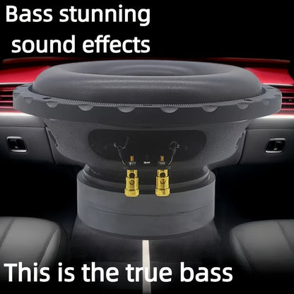8"/10"/12" High-Power Car Subwoofer - Single or Dual Coil Design, Cannoneer Edge, 500W RMS Power Handling, Black Mesh Grille Cover, Perfect for Car Audio Upgrades & Heavy Bass, Bass Speaker Replacement | Mesh Grille Speaker |