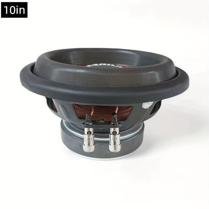 8"/10"/12" High-Power Car Subwoofer - Single or Dual Coil Design, Cannoneer Edge, 500W RMS Power Handling, Black Mesh Grille Cover, Perfect for Car Audio Upgrades & Heavy Bass, Bass Speaker Replacement | Mesh Grille Speaker |