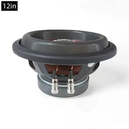 8"/10"/12" High-Power Car Subwoofer - Single or Dual Coil Design, Cannoneer Edge, 500W RMS Power Handling, Black Mesh Grille Cover, Perfect for Car Audio Upgrades & Heavy Bass, Bass Speaker Replacement | Mesh Grille Speaker |