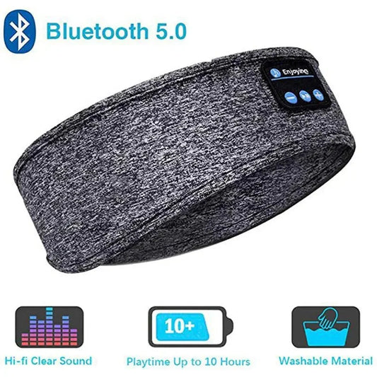 Bluetooth Sleep Headband – Wireless Headphones, Built-In Speakers, Comfortable Fabric, 10-Hour Battery Life by My Store