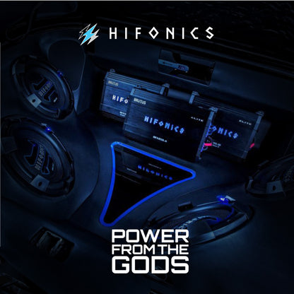 Hifonics Brutus Gamma Monoblock Super D Class Car Audio Sound System Subwoofer Speaker Amp Amplifier with Bass Knob