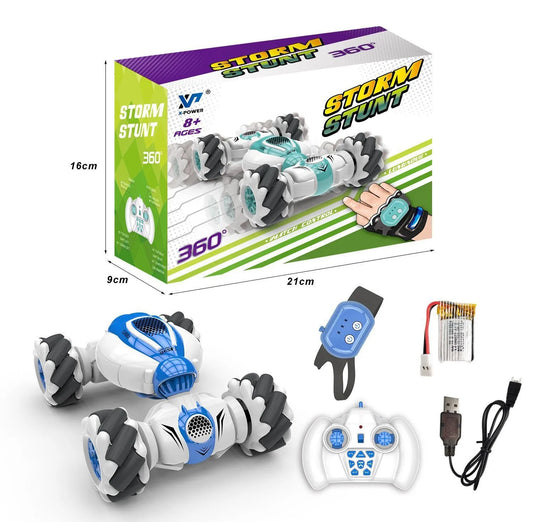 Mini 4Wd Drift RC Stunt Cars for Kids Rechargeable Remote Control Toy Gesture Twist Cars for Children Boys Electric Off-Road Car