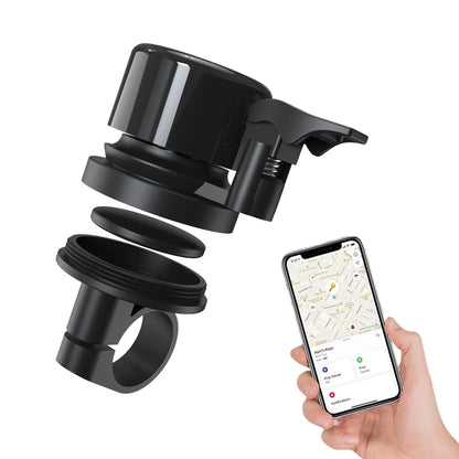 Bicycle Bell for Apple Airtag Bike Mount Bicycle Bell Waterproof Anti-Theft for Air Tag GPS Tracker under Bike Bell Holder