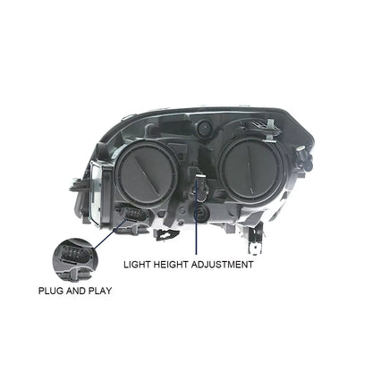 Car for Benz GLK X204 Headlights 2013-2015 Upgrade Modified to New DRL Dynamic Turn Signal LED Headlight Auto Accessories