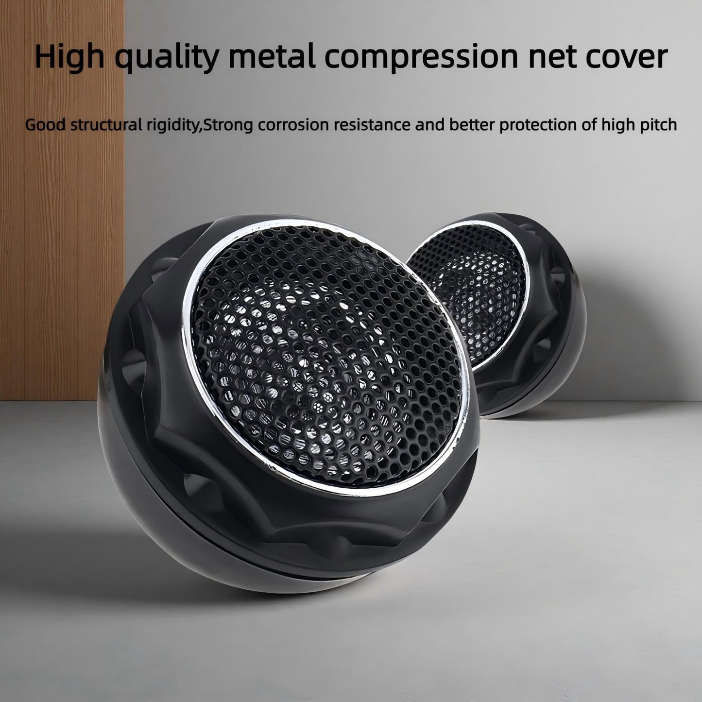 2pcs 280W Car Tweeters with Crossover Filter - Film Soft Dome Stereo Speakers, Balanced Sound Car Audio Speaker Boxes