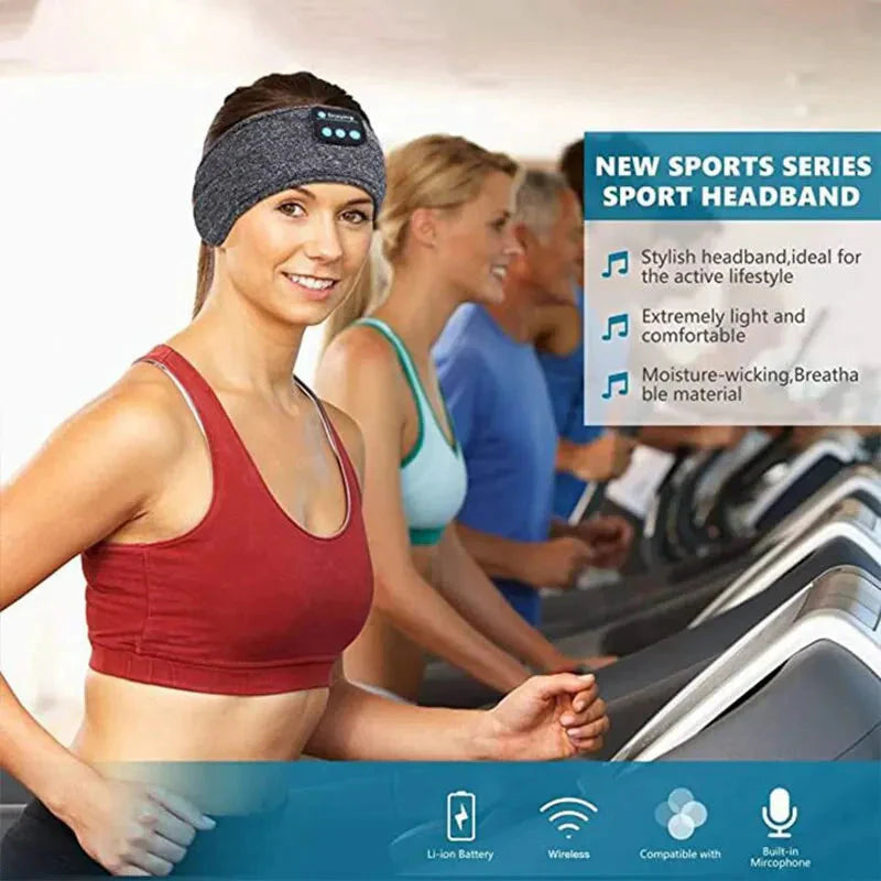 Bluetooth Sleep Headband – Wireless Headphones, Built-In Speakers, Comfortable Fabric, 10-Hour Battery Life by My Store