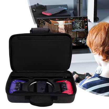 Hard Carrying Case for PS5 Slim Organizer Protective Case Large Capacity Storage Bag for Playstation 5 Slim Disc/Digital Edition