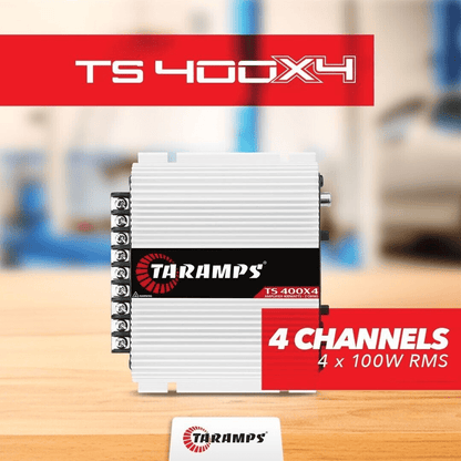 TS400X4 400W RMS 4 Channel Amplifier Ultra Compact Class D 2 Ohm Stable for Car Audio Systems Ships from USA