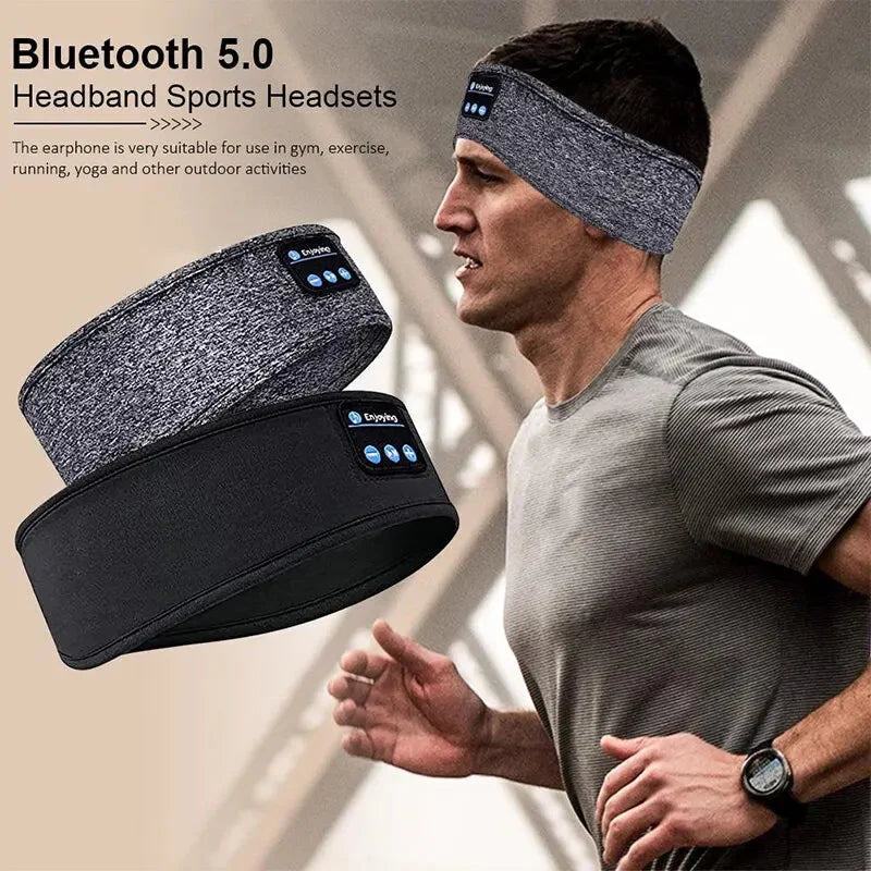 Bluetooth Sleep Headband – Wireless Headphones, Built-In Speakers, Comfortable Fabric, 10-Hour Battery Life by My Store