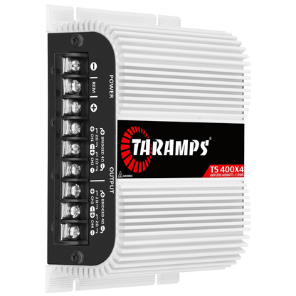 TS400X4 400W RMS 4 Channel Amplifier Ultra Compact Class D 2 Ohm Stable for Car Audio Systems Ships from USA