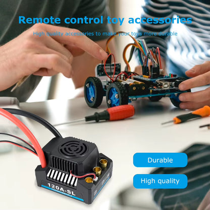 120A-SL 150A-SL 2-4S Brushless Motor ESC Sensorless RC Model ESC with 5A/5.8V BEC for 1/8 RC Car Off-Road Buggy Monster Boat Toy