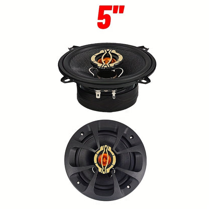 a pair 4-inch/5-inch/6.5-inch car high-mid-bass integrated car speaker - 600W/800W/1000W, 4 ohms, suitable for car audio modification