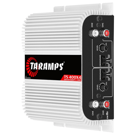 TS400X4 400W RMS 4 Channel Amplifier Ultra Compact Class D 2 Ohm Stable for Car Audio Systems Ships from USA