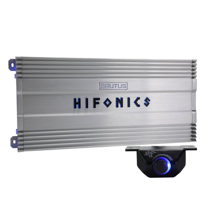 Hifonics Brutus Gamma Monoblock Super D Class Car Audio Sound System Subwoofer Speaker Amp Amplifier with Bass Knob