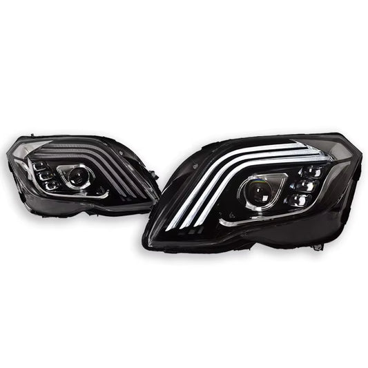 Car for Benz GLK X204 Headlights 2013-2015 Upgrade Modified to New DRL Dynamic Turn Signal LED Headlight Auto Accessories