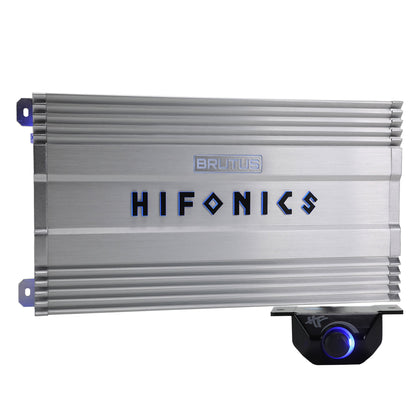 Hifonics Brutus Gamma Monoblock Super D Class Car Audio Sound System Subwoofer Speaker Amp Amplifier with Bass Knob